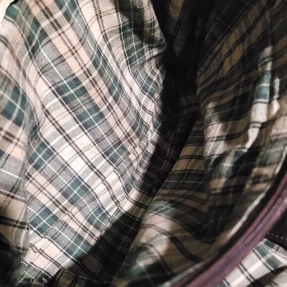 Wild West leather luxury domed backpack Cognac Brown - Picture 9 of 12